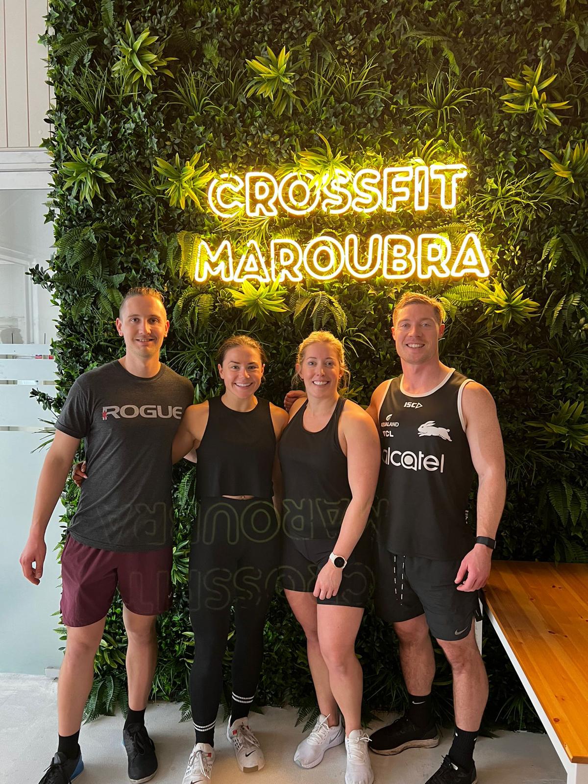 Mein Team: Ich, Sarah, Rachel & John